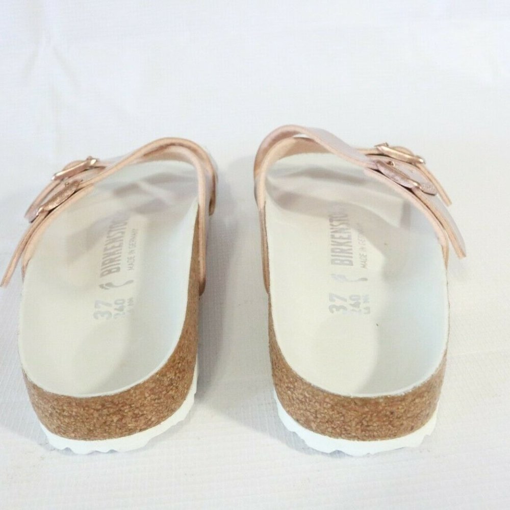 Birkenstock Yao Hex Sandal Metallica Copper Narrow - Picture 4 of 7